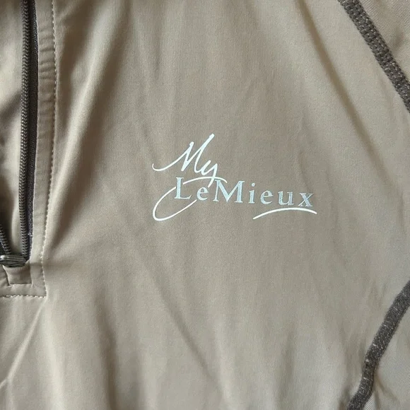 LEMIEUX Long Sleeve Base Layer, Tan/Brown, XS - Picture 4 of 5